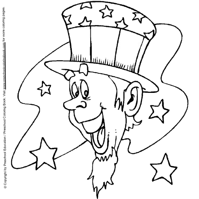 Usa Flag Coloring Page