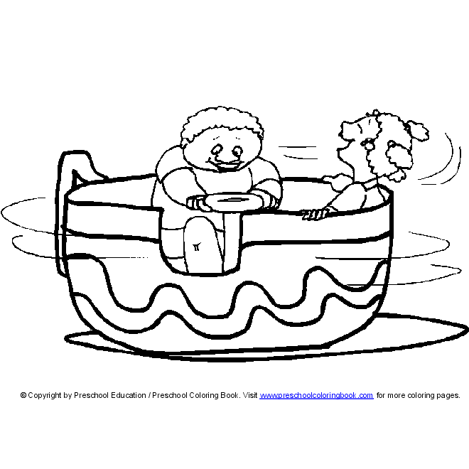 www.preschoolcoloringbook.com / Amusement Park Coloring Page