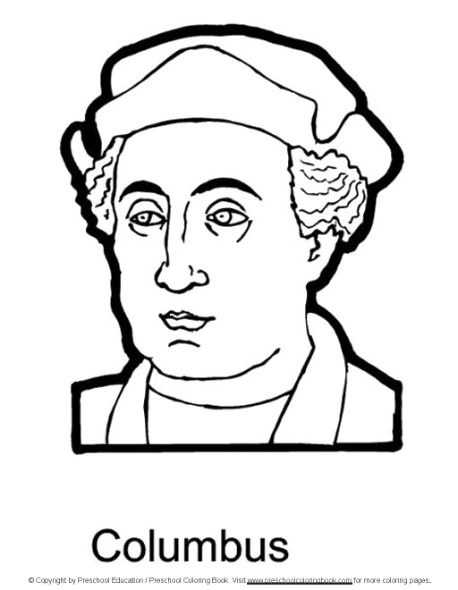 christopher columbus printable coloring pages