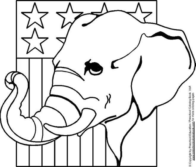 election kid coloring pages - photo #1