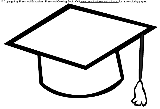 Graduation Coloring Page