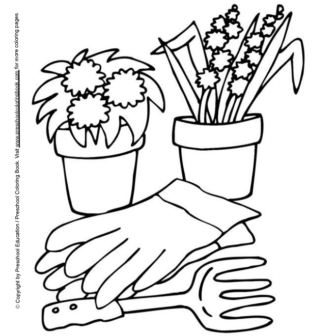 garden coloring pages preschool - photo #14