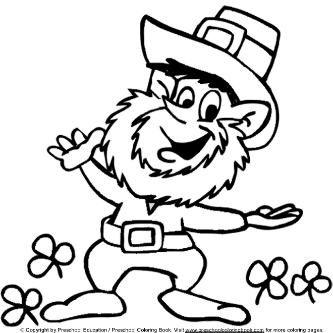 saint patricks day coloring pages preschool - photo #36