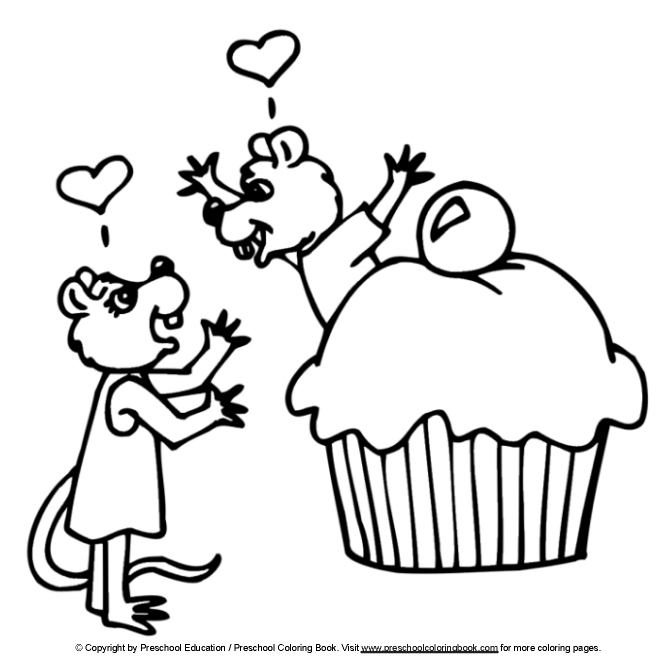 valentine coloring pages for preschool - photo #25