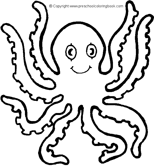 ocean life coloring pages preschool numbers - photo #22