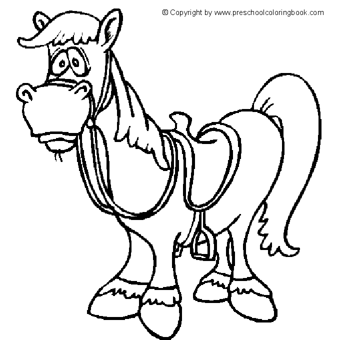 Simple Western Coloring Pages 6